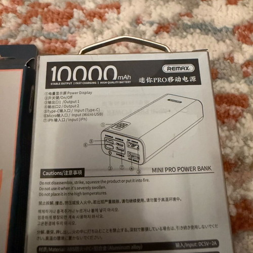 Remax Powerbank 10000 mAh new