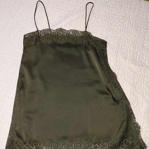 Satin top Zara new, brown, size S