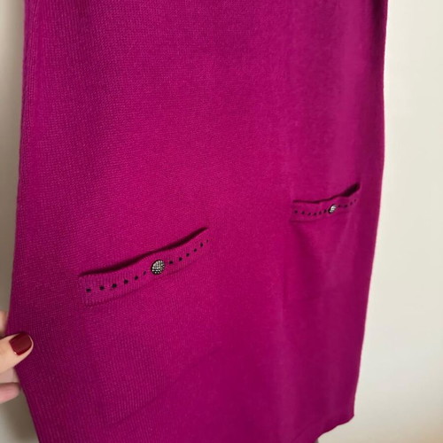 Chanel dress authentic like new, fuchsia, size M