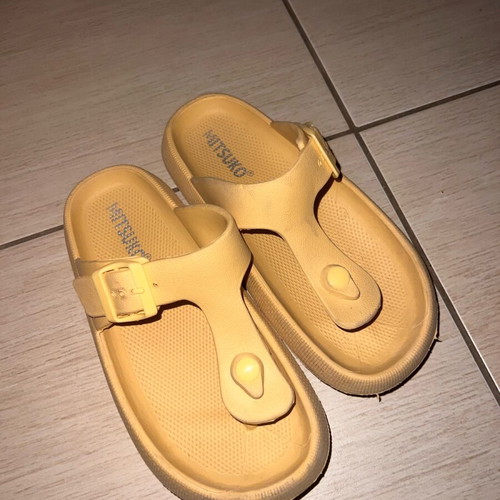 Mitsuko slippers like new, anti-slip, size 39, yellow