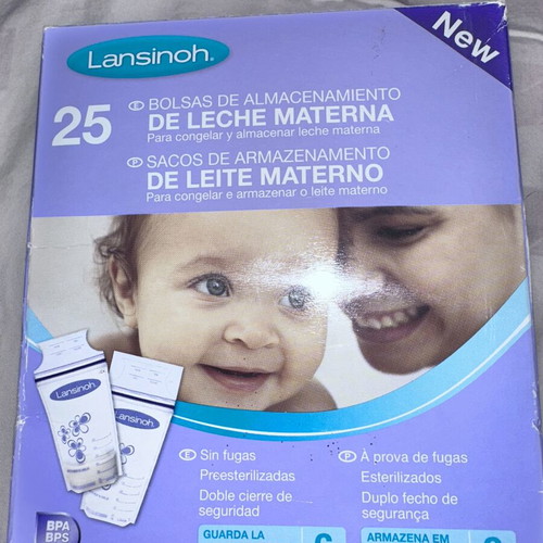 Lansinoh Breast Milk Storage Bags like new, pack of 22