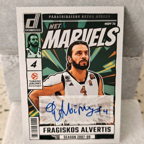 Fragiskos Alvertis Net Marvels autograph Donruss 2024 new