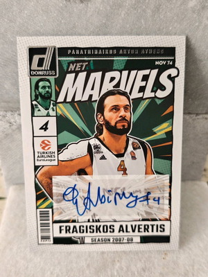 Fragiskos Alvertis Net Marvels autograph Donruss 2024 new