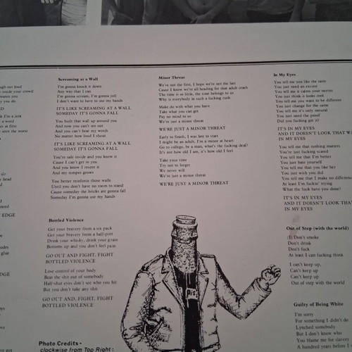 Minor Threat LP near mint, punk