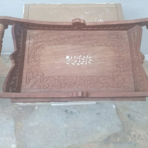 Handmade wooden tray 1960 like new