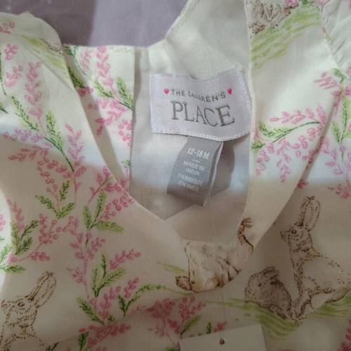 Baby dress The Children's Place 12-18m new with bunnies
