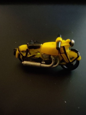 Galoob Micro Machines κίτρινη μοτοσυκλέτα Vincent σαν καινούργια