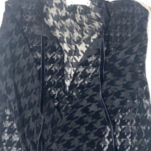 Zara transparent shirt like new, black
