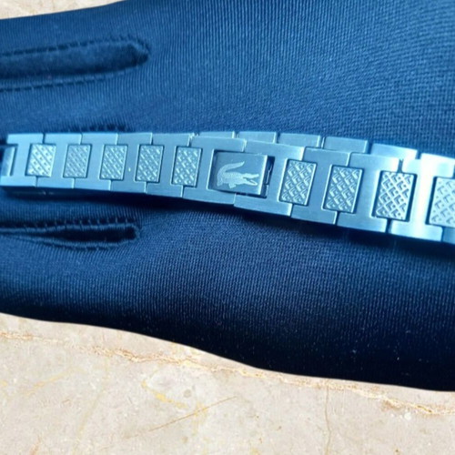 Lacoste Stainless Steen bracelet brand new, silver, size 21cm
