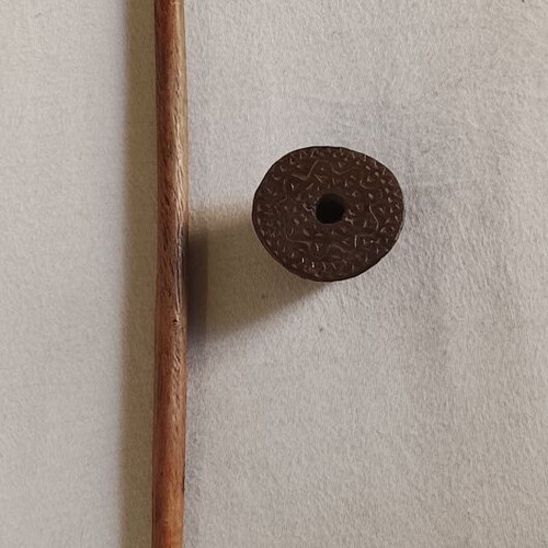 Traditional wooden spindle handmade prewar used from Epirus