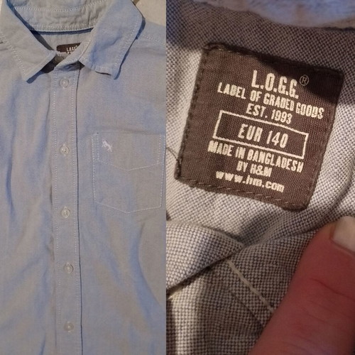 Boys' clothing pack used, 10 years, 4 shirts, shirt, shorts
