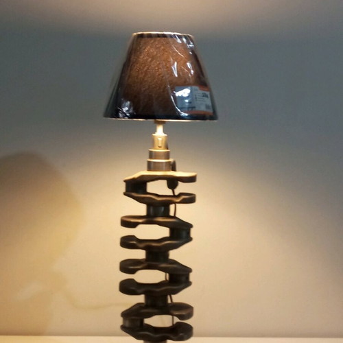 Handmade floor and desk lamp from car parts new