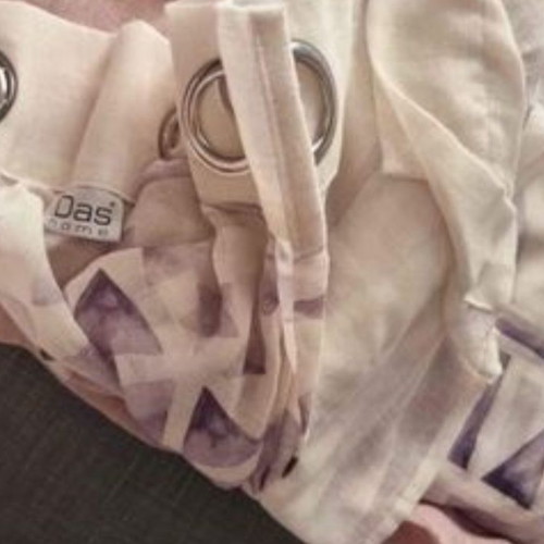 Das Home curtain set with eyelets like new