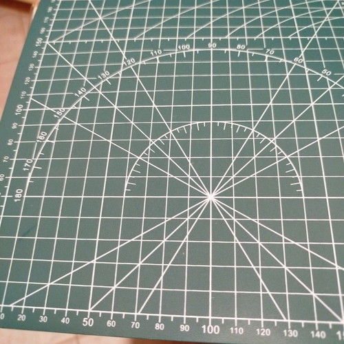 Professional green construction base new, size A3