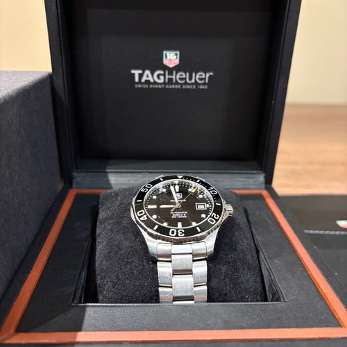 TAG Heuer Aquaracer Calibre 5 Automatic men's 42mm silver used