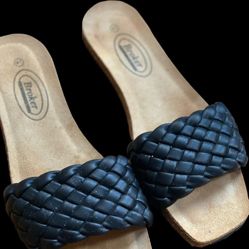 Broker Anatomic slipper-sandal used, size 41, black