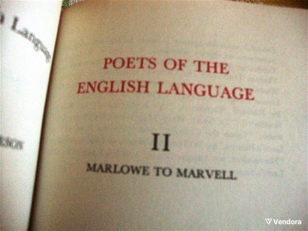  Poets of the English language II