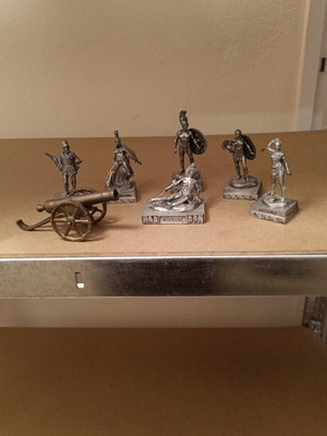 Decorative Ancient Greek Gods figurines, like new, lead, 8-10 cm