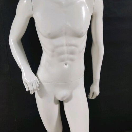 Display mannequins used, female and male with bases
