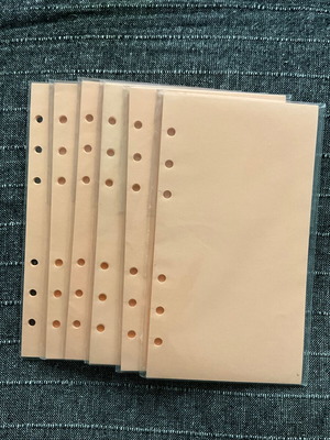 Orange Personal refill paper 9.5 x 17 cm, 6-hole