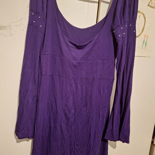 Dress Medium purple, viscose 90%, like new