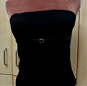 Zara black corset top size S