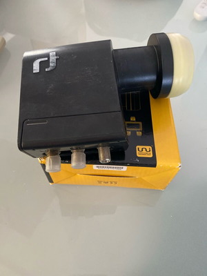 Inverto Unicable Quad 40mm LNB Black like new