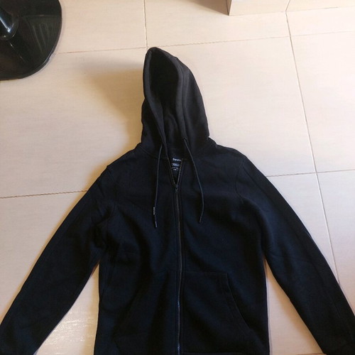Bershka men's black jacket like new, size S