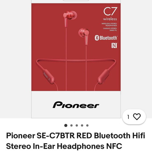 Pioneer C7 wireless headphones