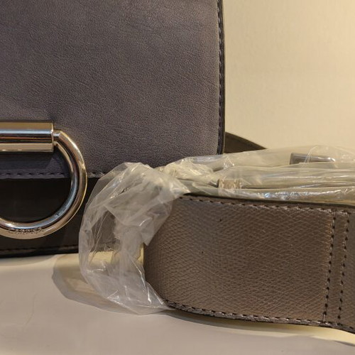 Carpisa shoulder bag new, gray blue with 2 straps