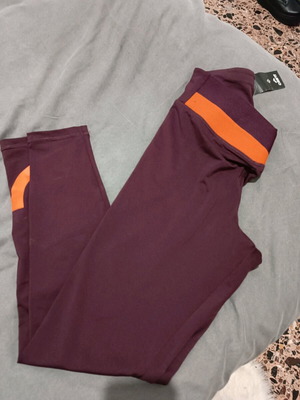 Crivit leggings new, purple and orange