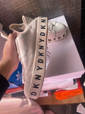 DKNY sneakers used, white, size 38, athletic