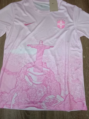 Brazil Pink Christ Jersey 25/26, Nike, authentic