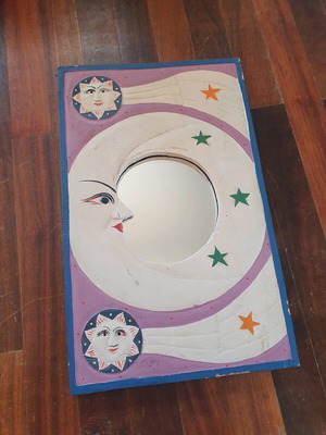 Small wall mirror used, 45x28cm