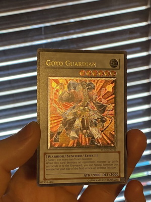 Goyo Guardian TDGS-EN012 Yu-Gi-Oh! συλλεκτική κάρτα, Ultimate Rare Unlimited, EX condition