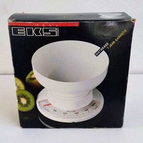 EKS 36 White vintage analog kitchen scale