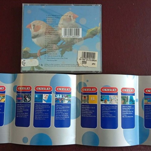Erasure Pop The First 20 Hits CD used, UK Synth Pop