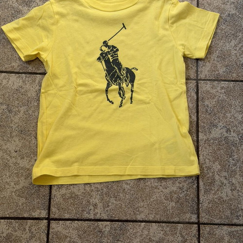 Polo Ralph Lauren children's short-sleeve t-shirt like new, yellow