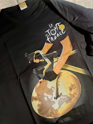 Μπλούζα Tour de France 2014 καινούργια, μέγεθος XL, μαύρη