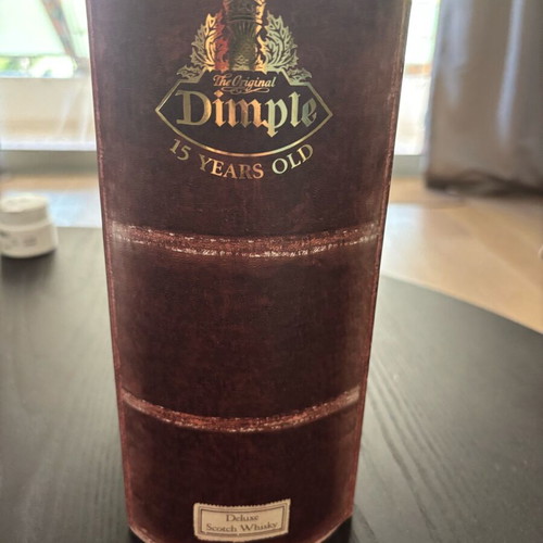 Dimple 15 in book-alike case, like new, sealed, 70cl 40%