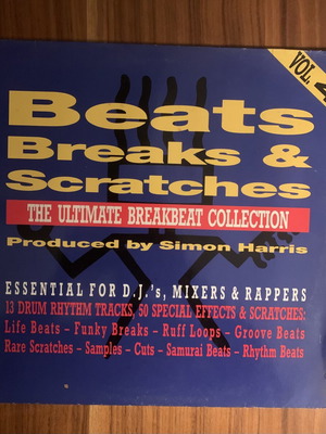 Simon Harris Beats, Breaks & Scratches Vol. 4 βινύλιο LP