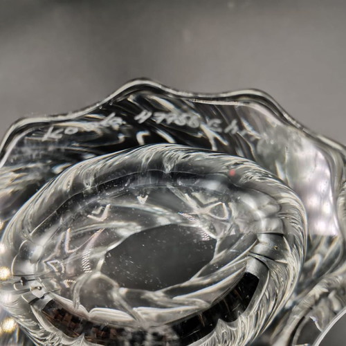 Kosta Boda Anna Ehrner Crystal Vase like new, Royal 1986 series