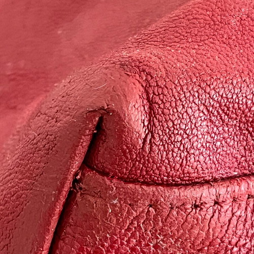 Longchamp Pliage bag model M used, red crossbody