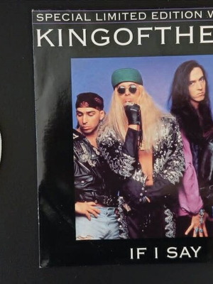 King of the Hill 7' vinyl used, limited edition with patch, rock