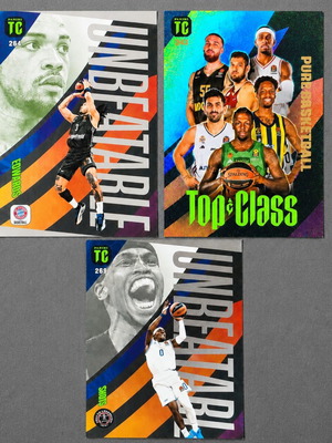 Euroleague Top Class 2024-2025 trading cards pack, like new, 76 pcs