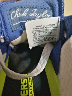 Παιδικά παπούτσια All Star Converse καινούργια, νούμερο 27, μπλε και άσπρα