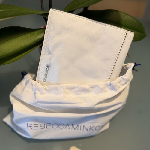 Rebecca Minkoff leather shoulder bag new, white, clutch and crossbody