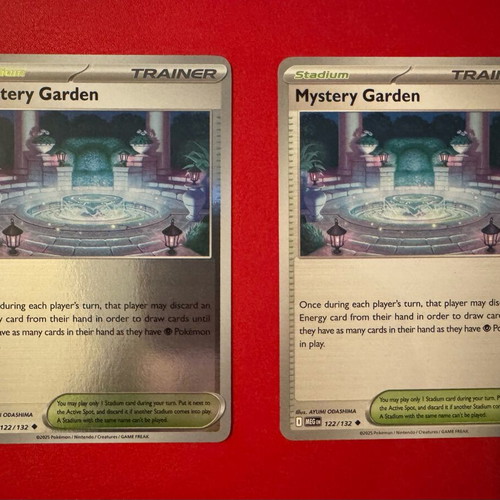 Mystery Garden Pokemon Mega Evolution card like new