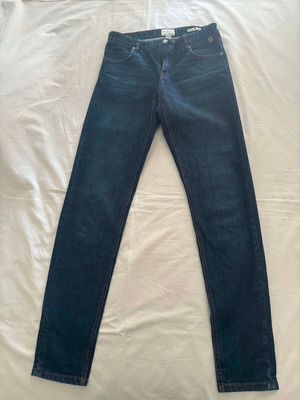 Massimo Dutti boys' straight slim fit jeans, blue