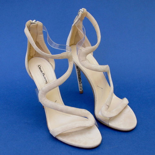 Cesare Paciotti high-heeled sandals used, size 40, beige